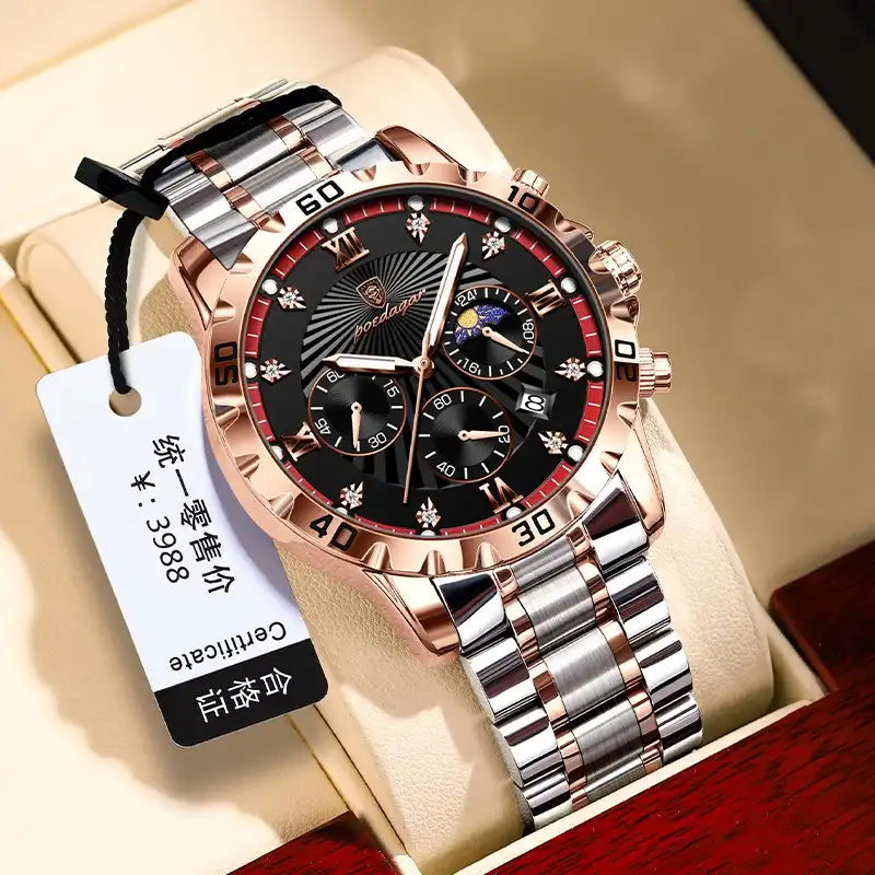 TRES RELOJES DE ACERO - OFERTA DIA DEL PADRE