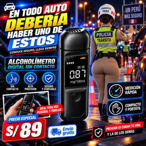 Alcoholímetro Digital Sin Contacto