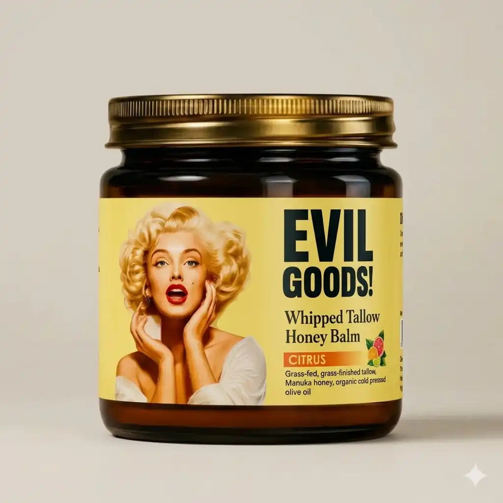 EVIL GOODS® – Crema de Sebo de Res y Miel de Manuka