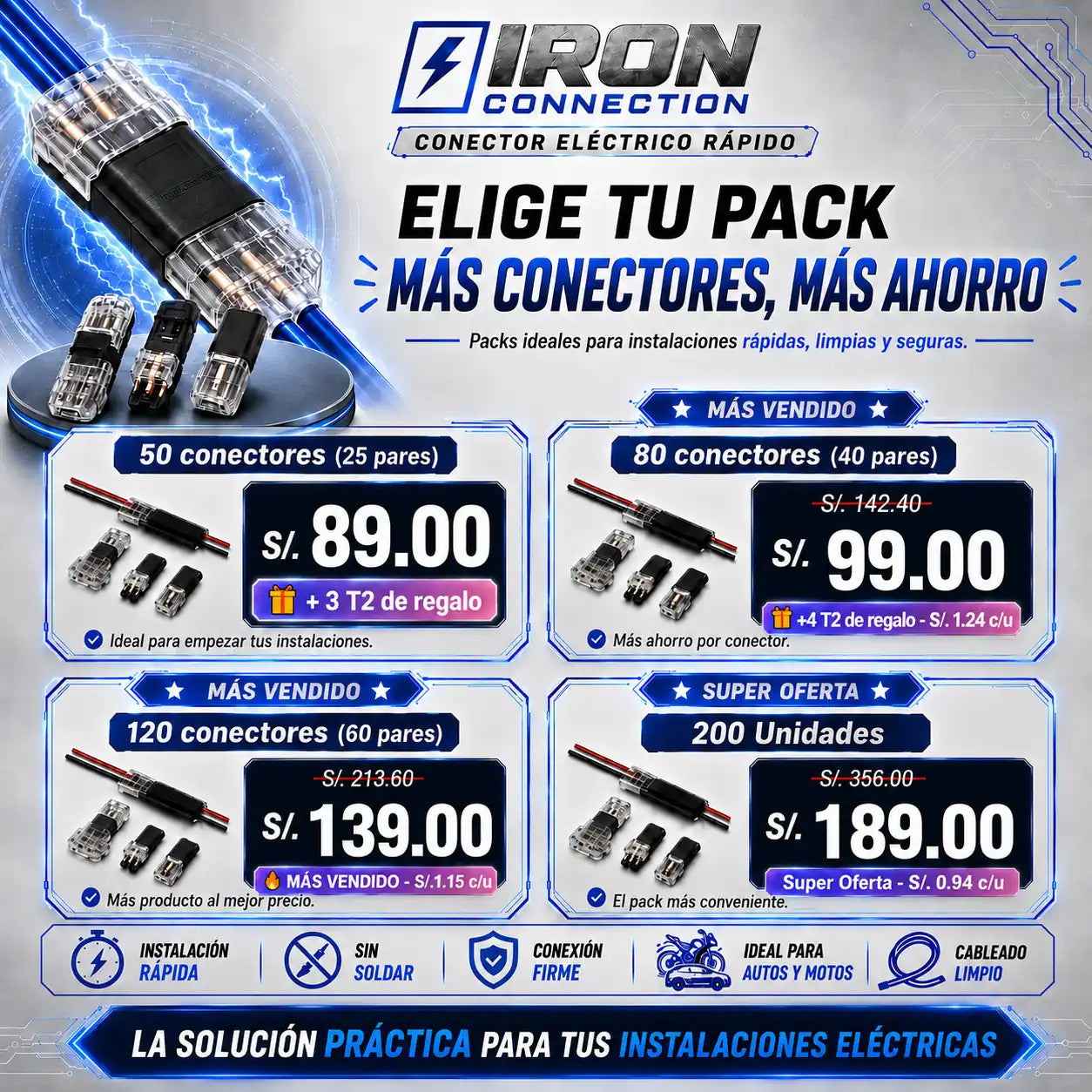 Conector Eléctrico - Iron Connection