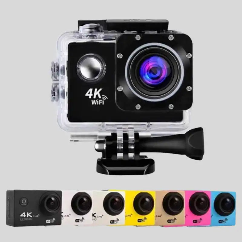 SUPER MINICAMARA 4K PORTATIL CON WIFI Y PROTECTOR DE AGUA
