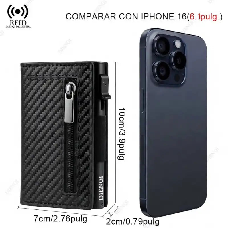 Billetera Slim Black - New MODEL