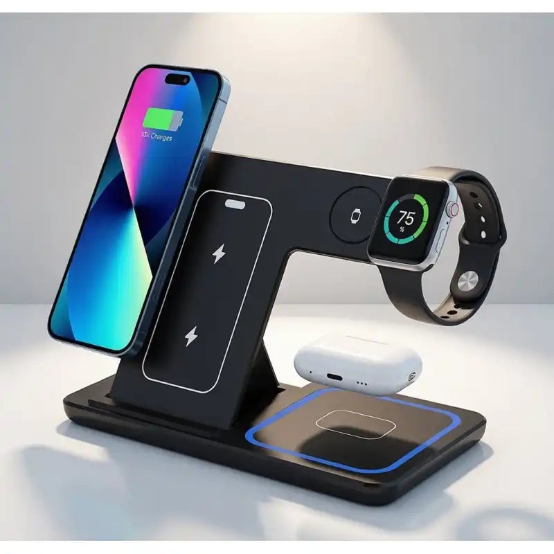 Cargador 3 en 1 Inalámbrico
