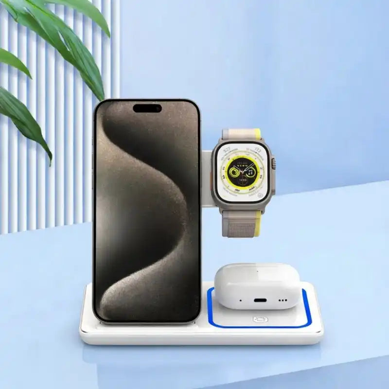 Cargador 3 en 1 Inalámbrico