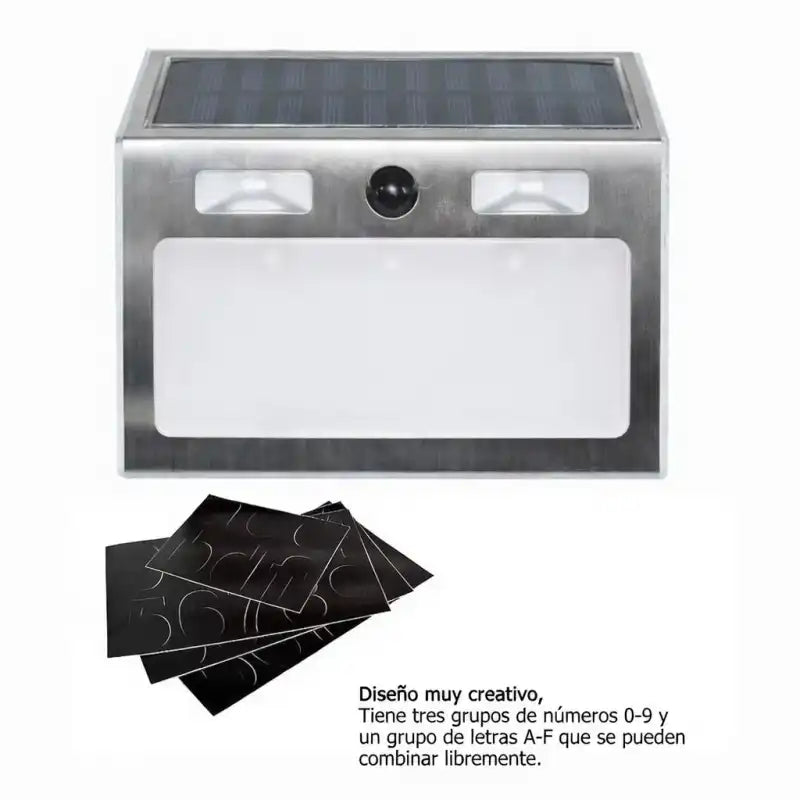 Placa Dirección Solar Pro - Sensor LED + Números