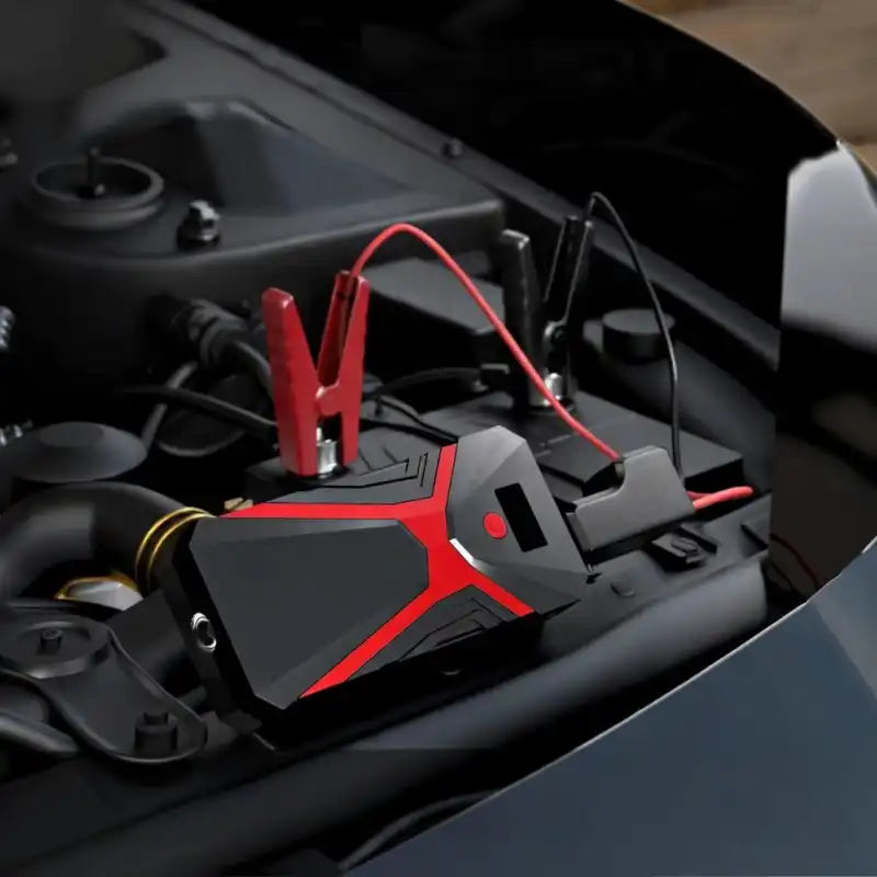 Arrancador de batería de coche portátil 5 en 1/9 en 1 con inflador de neumáticos, arranque rápido de 12 V