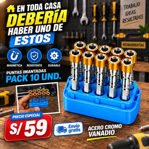 Puntas de destornillador magnéticas dobles
